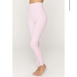 NWT Spiritual Gangster High Waist Logo Legging Paradise Pink XS